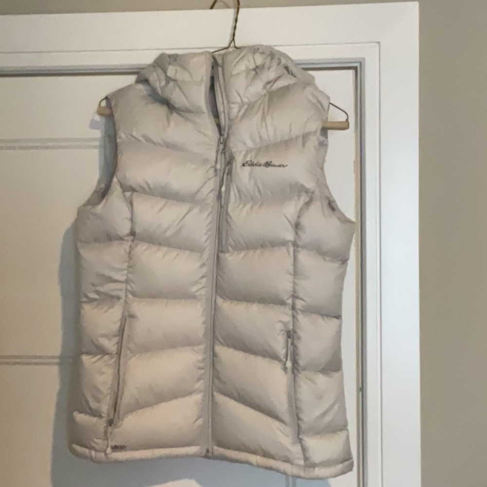 Hooded down vest